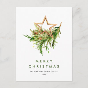 Carte Postale Elegant Bohemian Christmas Composition Company