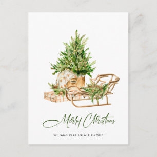 Carte Postale Elegant Bohemian Christmas Composition Company