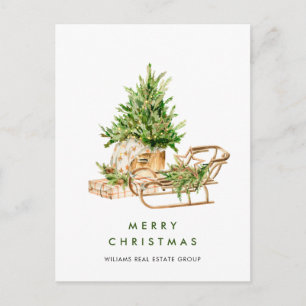 Carte Postale Elegant Bohemian Christmas Composition Company