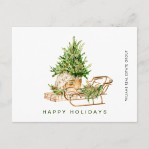 Carte Postale Elegant Bohemian Christmas Composition Company