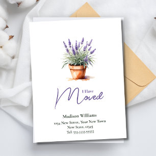 Carte Postale Élégant changement d'adresse Faire-part de dépla