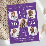 Carte Postale Élégant diplôme Personnalisé 6 Merci photo<br><div class="desc">Présentant nos cartes de remerciement pour notre exquise graduation personnalisée, la façon parfaite d'express votre gratitude et votre appréciation dans le style. Conçues pour les diplômés modernes, ces cartes présentent une présentation élégante et élégante, agrémentée d'une option de collage photo chic, vous permettant de présenter jusqu'à six de vos souvenirs...</div>