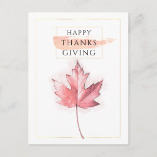 Carte Postale Elégant et tendance Thanksgiving