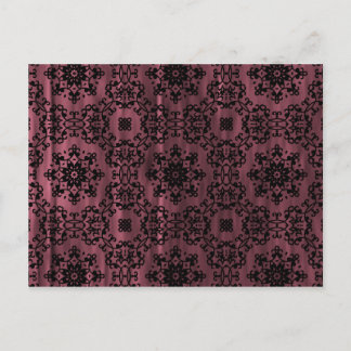 Carte Postale Elégant gothique victorien grunge mandala mauve