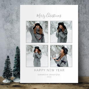 Carte Postale Elegant Grey Minimalist 4 Photo