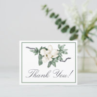 Élégant Merci en fleurs de Magnolia blanche