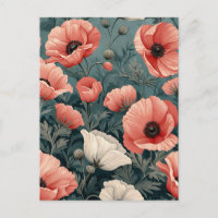Élégant Pépites Roses Blanches Rouge Feuille foncé