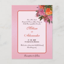 Elégant poitrine rose floral simple