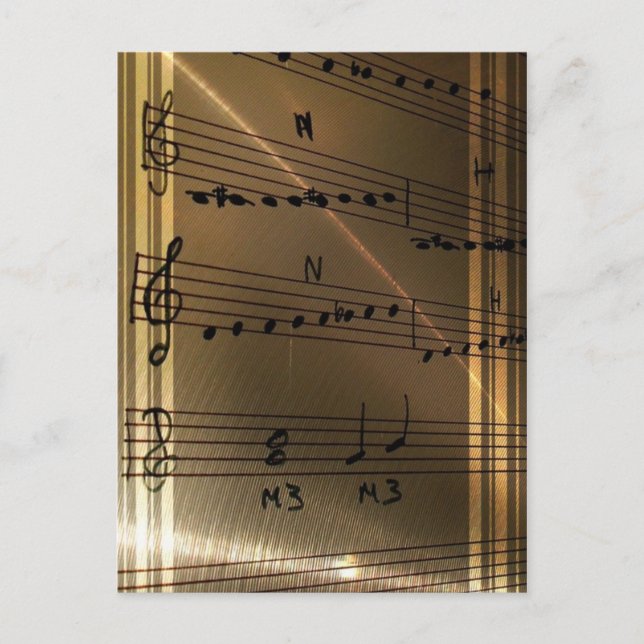 Carte Postale Elégant professeur de musique Haydn Citation (Devant)