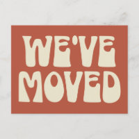 Élégant Rouille Brown Minimaliste Déplacé Nouvelle