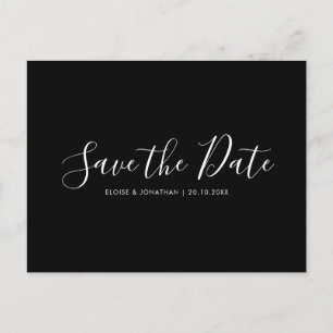 Carte Postale Élégant Simple Minimaliste Moderne Enregistrez la 