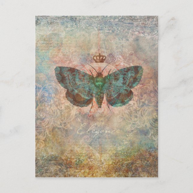 Carte postale élégante (Devant)