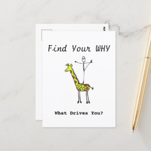 Carte Postale Élégante danseuse de ballet dansant sur girafe