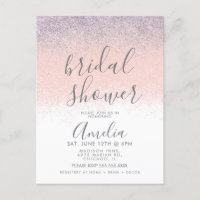 Elégante Fête des mariées Faux Ombré Parties scint