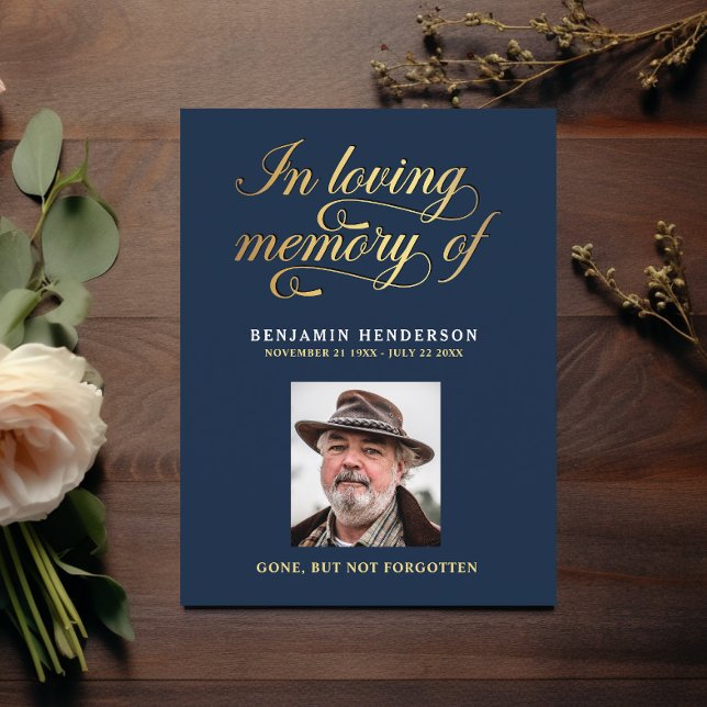 Carte Postale Elégante photo Sympathie funéraire prière (Créateur téléchargé)