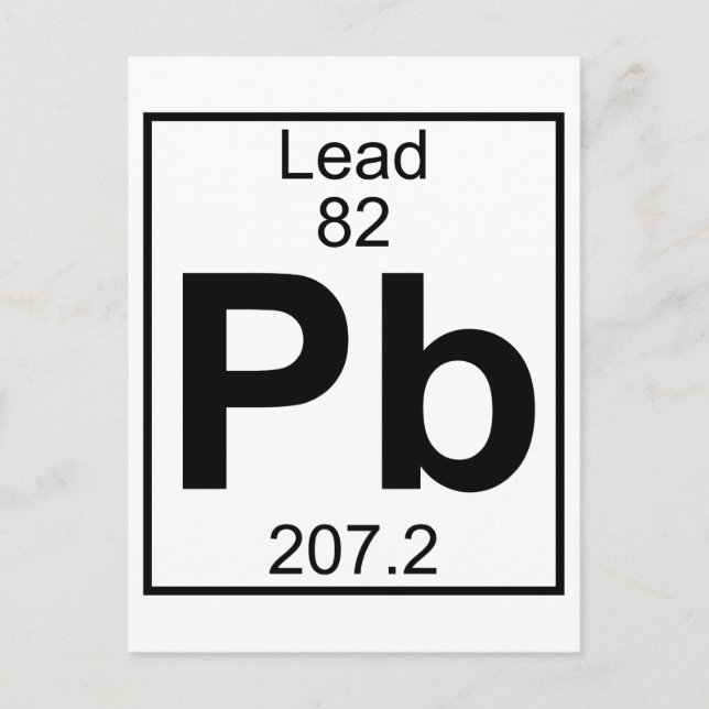 Carte Postale Élément 082 - Pb - Plomb (Complet) (Devant)
