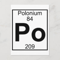 Élément 084 - Po - Polonium (Complet)