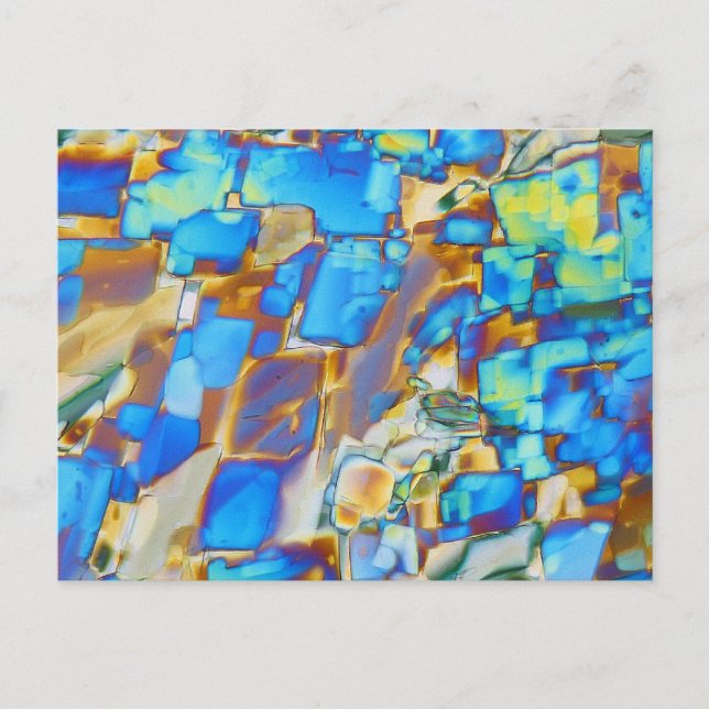 Carte Postale Eléments/Yttrium au microscope (Devant)