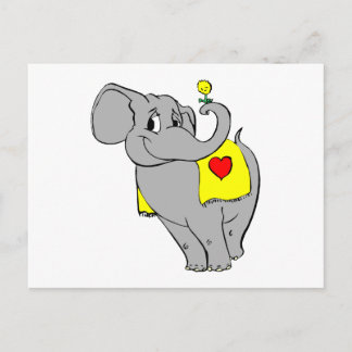 Carte Postale Eléphant