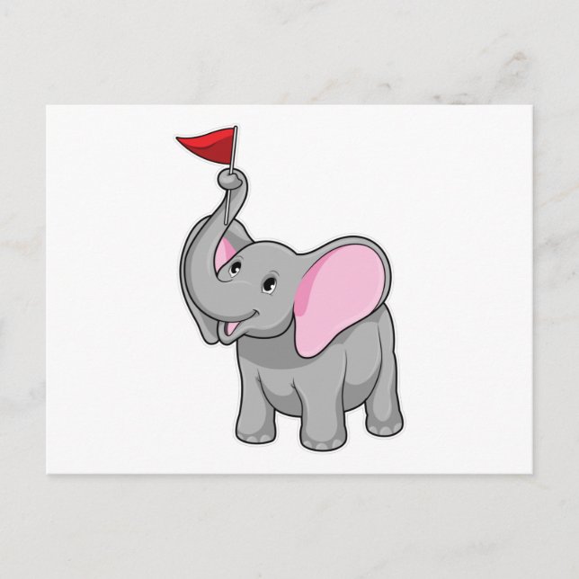 Carte Postale Elephant (Devant)