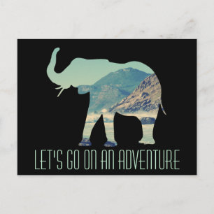 Carte Postale Elephant Adventure