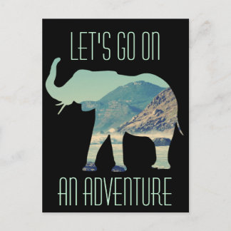 Carte Postale Elephant Adventure