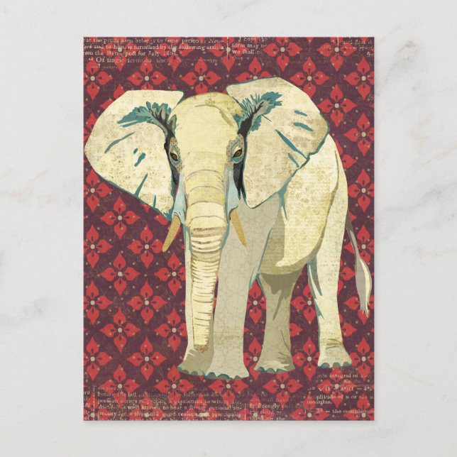 Carte postale Eléphant Blanc (Devant)