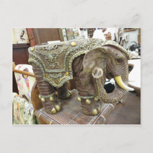 Carte Postale Eléphant décoratif