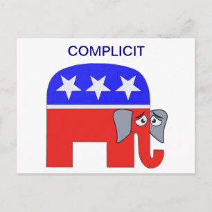 Carte Postale Eléphant GOP