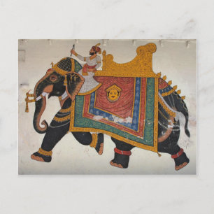 Carte Postale Eléphant royal indien
