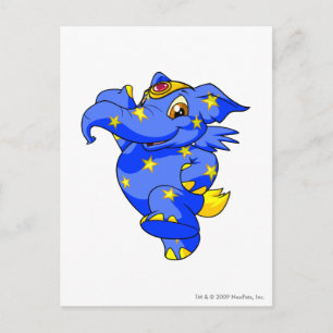 Carte Postale Elephante Starry