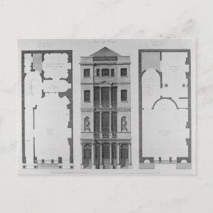 Carte Postale Élévation de la British Coffee House