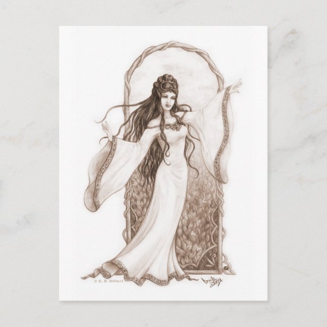 Carte Postale Elf Dancing (Devant)