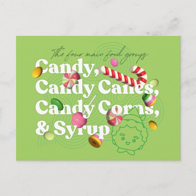 Carte Postale Elf le Film | Les Quatre Groupes Alimentaires Prin (Devant)