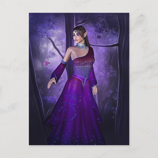 Carte Postale Elf Princess (Devant)