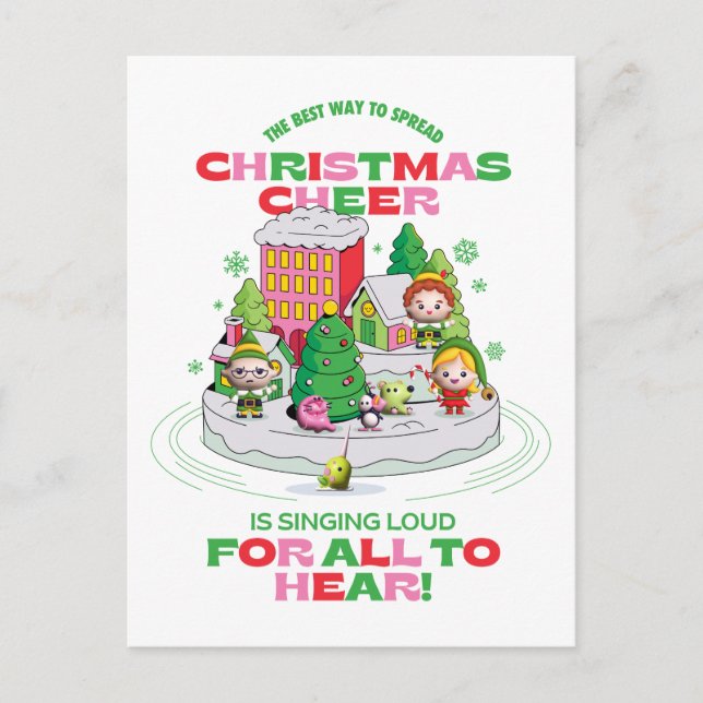 Carte Postale Elf the Movie | La meilleure façon de répandre Noë (Devant)