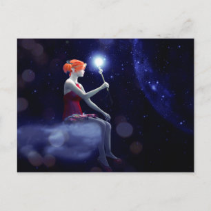 Carte Postale Elf Wand