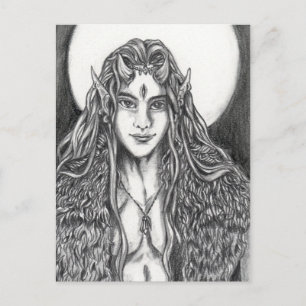 Carte Postale Elfe sombre