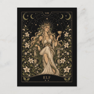 Carte Postale Elfe, Tarot Art Starlit