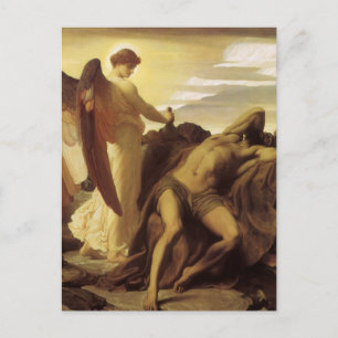Carte Postale Elijah en nature par Lord Frederic Leighton