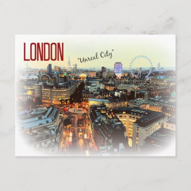 Carte postale Eliot London "Unreal City" (Devant)