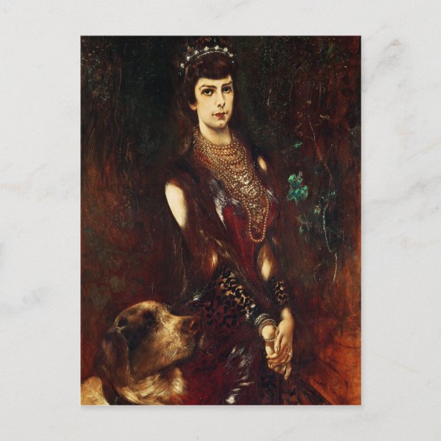 Carte Postale Élisabeth d'Autriche, 1883 (Devant)