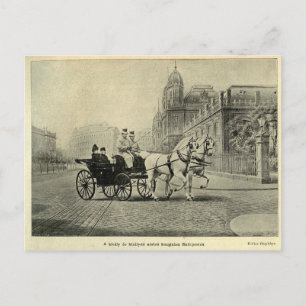 Carte Postale Élisabeth d'Autriche-Sissi, Budapest 1867