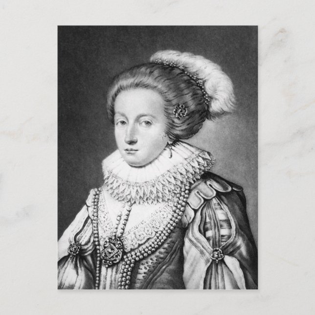 Carte Postale Elizabeth Stuart, reine de Bohême (Devant)