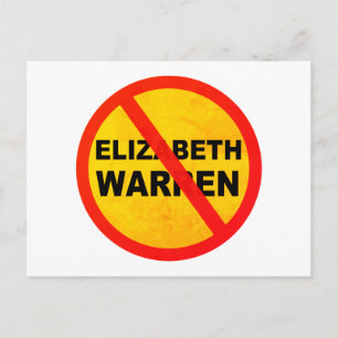 Carte Postale Elizabeth Warren Pour La Présidente Anti Populaire