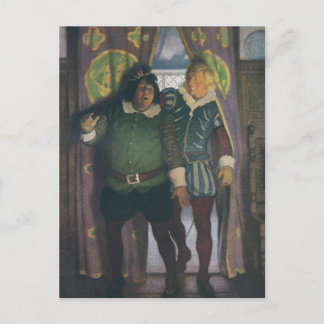 Carte Postale Elizabethans dans une auberge