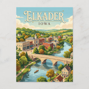 Carte Postale Elkader, Iowa