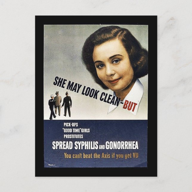 Carte Postale Elle A Peut-Être L'Air Propre - Mais (Devant)