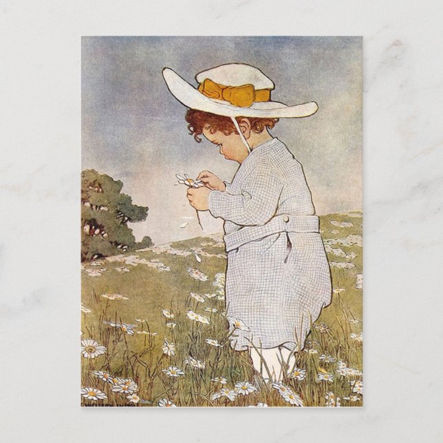 Carte Postale Elle M'Aime, Elle Ne M'Aime Pas (Devant)