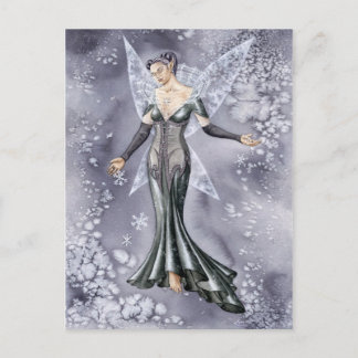 Carte Postale Elle neige